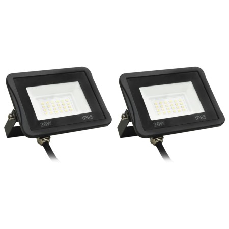 Focos LED 20 W 2 unidades blanco frío de vidaXL, Focos y reflectores - Ref: Foro24-149617, Precio: 18,63 €, Descuento: %