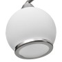 Crystal ceiling lamp and curved support 3 E14 bulbs by vidaXL, ceiling lights - Ref: Foro24-240986, Price: 54,68 €, Discount: %