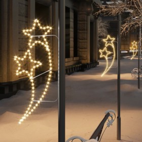 Star String Lights 2pcs Warm White 125.5x53x4.5cm by vidaXL, Christmas lights - Ref: Foro24-343318, Price: 71,38 €, Discount: %