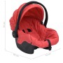 Sillita de coche para bebés rojo 42x65x57 cm de vidaXL, Sillas de coche - Ref: Foro24-10369, Precio: 66,67 €, Descuento: %