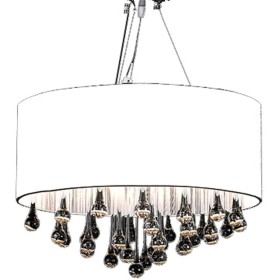 Pendant lamp with 85 white crystals by vidaXL, chandeliers - Ref: Foro24-60345, Price: 128,99 €, Discount: %