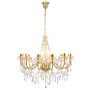 Chandelier with golden beads 12 E14 bulbs by vidaXL, chandeliers - Ref: Foro24-281611, Price: 225,67 €, Discount: %