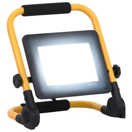 LED spotlight with handle 50 W cold white by vidaXL, Spotlights and reflectors - Ref: Foro24-149641, Price: 30,29 €, Discount: %