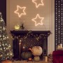 Figuras estrellas Navidad con 48 LED 2 uds blanco cálido 56cm de vidaXL, Luces de Navidad - Ref: Foro24-3154282, Precio: 48,7...