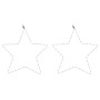 Christmas star figures with 48 LEDs 2 pcs warm white 56cm by vidaXL, Christmas lights - Ref: Foro24-3154282, Price: 48,73 €, ...