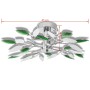 Ceiling lamp with white and purple leaf glass arms by vidaXL, ceiling lights - Ref: Foro24-240982, Price: 39,80 €, Discount: %