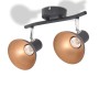 Ceiling lamp for 2 black and gold E27 bulbs by vidaXL, ceiling lights - Ref: Foro24-244409, Price: 28,22 €, Discount: %