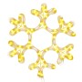 Christmas figure snowflake 48 warm white LEDs 27x27 cm by vidaXL, Christmas lights - Ref: Foro24-343293, Price: 20,80 €, Disc...