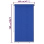 Persiana enrollable de jardín HDPE azul 120x230 cm de vidaXL, Persianas y estores - Ref: Foro24-312851, Precio: 35,94 €, Desc...