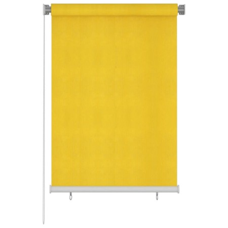 Outdoor roller blind 100x140 cm yellow by vidaXL, Blinds and blinds - Ref: Foro24-312863, Price: 28,23 €, Discount: %