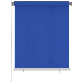 Blue HDPE garden roller blind 120x140 cm by vidaXL, Blinds and blinds - Ref: Foro24-312838, Price: 33,20 €, Discount: %