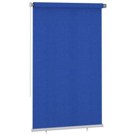 Blue HDPE garden roller blind 140x230 cm by vidaXL, Blinds and blinds - Ref: Foro24-312852, Price: 36,99 €, Discount: %