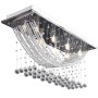 Lámpara de techo con lágrimas de cristal 8 x G9 29 cm de vidaXL, Apliques de techo - Ref: Foro24-241391, Precio: 162,03 €, De...