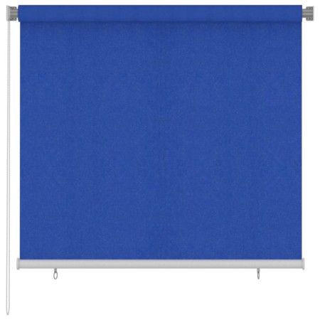 Persiana enrollable de jardín HDPE azul 160x140 cm de vidaXL, Persianas y estores - Ref: Foro24-312840, Precio: 43,63 €, Desc...