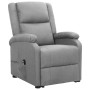 Sillón elevable tela gris claro de vidaXL, Sillones - Ref: Foro24-329699, Precio: 333,60 €, Descuento: %