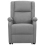 Sillón elevable tela gris claro de vidaXL, Sillones - Ref: Foro24-329699, Precio: 333,60 €, Descuento: %