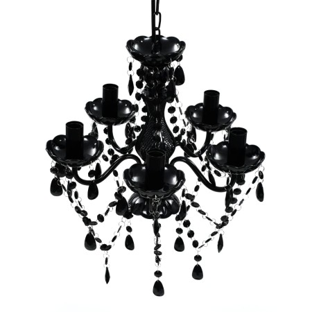 Crystal chandelier 5 bulbs black by vidaXL, chandeliers - Ref: Foro24-240308, Price: 63,91 €, Discount: %