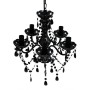 Crystal chandelier 5 bulbs black by vidaXL, chandeliers - Ref: Foro24-240308, Price: 63,91 €, Discount: %