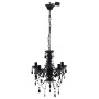 Crystal chandelier 5 bulbs black by vidaXL, chandeliers - Ref: Foro24-240308, Price: 63,91 €, Discount: %