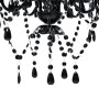 Crystal chandelier 5 bulbs black by vidaXL, chandeliers - Ref: Foro24-240308, Price: 63,91 €, Discount: %