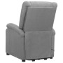 Sillón elevable tela gris claro de vidaXL, Sillones - Ref: Foro24-329699, Precio: 333,60 €, Descuento: %