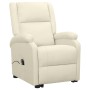 Sillón elevable tela crema de vidaXL, Sillones - Ref: Foro24-329708, Precio: 443,16 €, Descuento: %