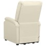 Sillón elevable tela crema de vidaXL, Sillones - Ref: Foro24-329708, Precio: 443,16 €, Descuento: %