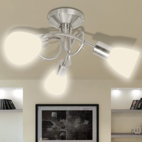 Ceiling lamp with glass shades for 3 E14 bulbs by vidaXL, ceiling lights - Ref: Foro24-240983, Price: 35,99 €, Discount: %