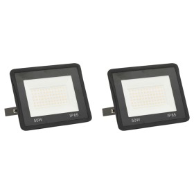 LED spotlights 50 W 2 units warm white by vidaXL, Spotlights and reflectors - Ref: Foro24-149612, Price: 25,20 €, Discount: %