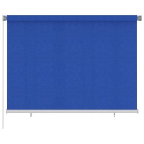 Blue HDPE garden roller blind 200x140 cm by vidaXL, Blinds and blinds - Ref: Foro24-312842, Price: 42,99 €, Discount: %