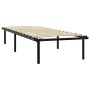 Estructura de cama de metal negro 90x200 cm de vidaXL, Camas y somieres - Ref: Foro24-284678, Precio: 83,24 €, Descuento: %