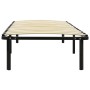 Estructura de cama de metal negro 90x200 cm de vidaXL, Camas y somieres - Ref: Foro24-284678, Precio: 83,24 €, Descuento: %