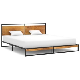 Estructura de cama de metal 180x200 cm de vidaXL, Camas y somieres - Ref: Foro24-324867, Precio: 156,57 €, Descuento: %