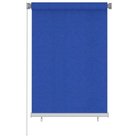 Persiana enrollable de jardín HDPE azul 100x140 cm de vidaXL, Persianas y estores - Ref: Foro24-312837, Precio: 30,99 €, Desc...