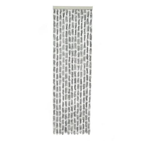 Travellife Fly Curtain Chenille Stripe Gray and White 185x56 cm by Travellife, Mosquito nets for windows - Ref: Foro24-441470...