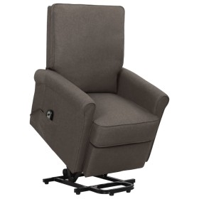 Sillón elevable tela marrón de vidaXL, Sillones - Ref: Foro24-329723, Precio: 536,99 €, Descuento: %