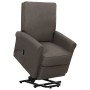 Sillón elevable tela marrón de vidaXL, Sillones - Ref: Foro24-329723, Precio: 536,02 €, Descuento: %