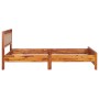 Estructura de cama de madera maciza de acacia 90x200 cm de vidaXL, Camas y somieres - Ref: Foro24-288315, Precio: 164,06 €, D...