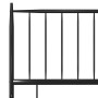 Black metal bed frame 90x200 cm by vidaXL, Beds and slatted bases - Ref: Foro24-325009, Price: 103,27 €, Discount: %