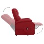 Sillón elevable tela rojo tinto de vidaXL, Sillones - Ref: Foro24-329702, Precio: 387,93 €, Descuento: %