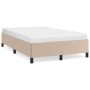 Cappuccino synthetic leather bed frame 120x200 cm by vidaXL, Beds and slatted bases - Ref: Foro24-347244, Price: 142,99 €, Di...