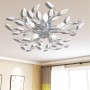 Leaf-shaped glass arm ceiling lamp with 5 E14 bulbs by vidaXL, ceiling lights - Ref: Foro24-241476, Price: 55,44 €, Discount: %