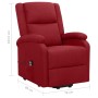 Sillón elevable tela rojo tinto de vidaXL, Sillones - Ref: Foro24-329702, Precio: 387,93 €, Descuento: %