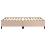 Cappuccino synthetic leather bed frame 120x200 cm by vidaXL, Beds and slatted bases - Ref: Foro24-347244, Price: 142,99 €, Di...