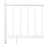 White metal bed frame 90x200 cm by vidaXL, Beds and slatted bases - Ref: Foro24-325010, Price: 86,99 €, Discount: %