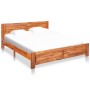 Solid acacia wood bed frame 160x200 cm by vidaXL, Beds and slatted bases - Ref: Foro24-288319, Price: 221,54 €, Discount: %