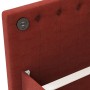 Sofa bed with USB mattress in wine red fabric 90x200 cm by vidaXL, Beds and slatted bases - Ref: Foro24-3080295, Price: 320,9...