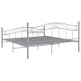 Graues Metallbettgestell 200x200 cm von vidaXL, Betten und Lattenroste - Ref: Foro24-325008, Preis: 159,27 €, Rabatt: %