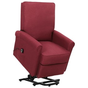 Sillón elevable tela rojo tinto de vidaXL, Sillones - Ref: Foro24-329722, Precio: 588,99 €, Descuento: %