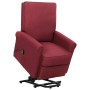 Sillón elevable tela rojo tinto de vidaXL, Sillones - Ref: Foro24-329722, Precio: 588,18 €, Descuento: %